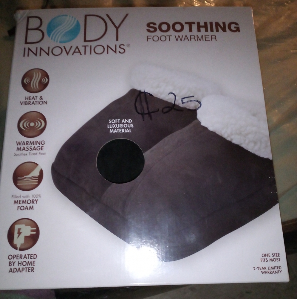 Body innovations foot warmer